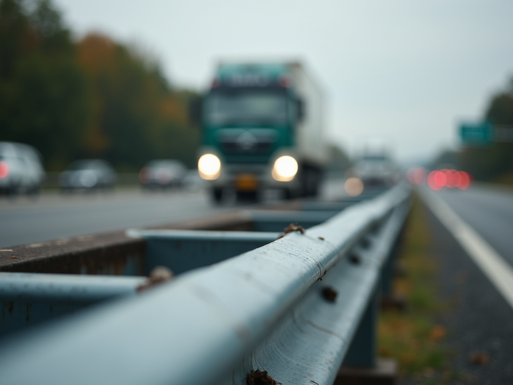 Highway guardrail — los angeles freeway accident lawyer