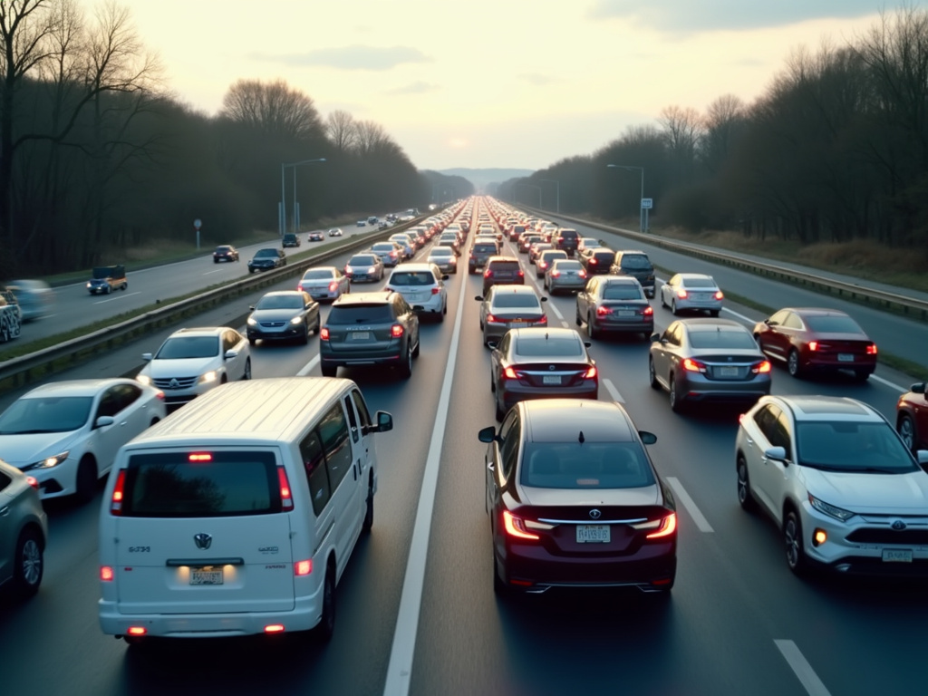 Highway traffic jam — los angeles freeway accident lawyer