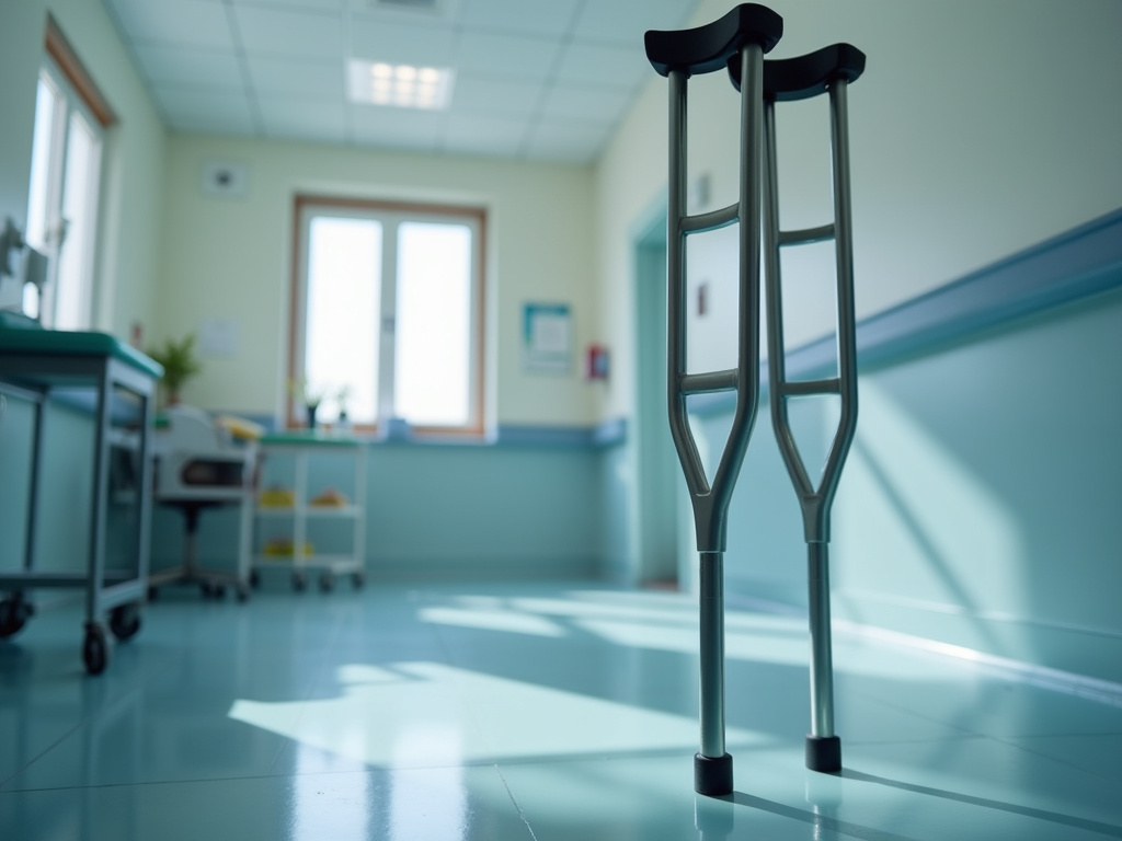 Hospital crutches — bicycle accident lawyer phoenix