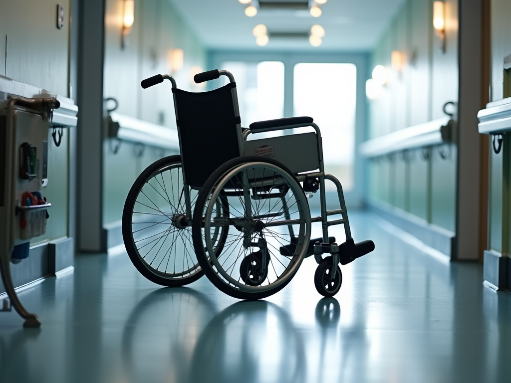 Hospital wheelchair — personal injury lawyer phoenix