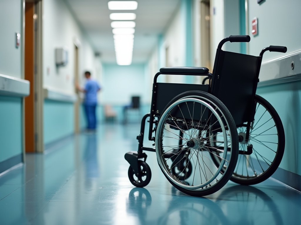 Hospital wheelchair — personal injury lawyer phoenix