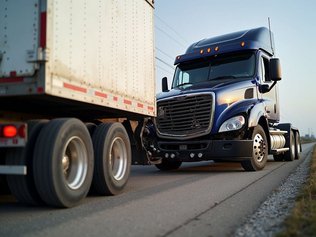 Jackknifed trailer — truck accident lawyer phoenix