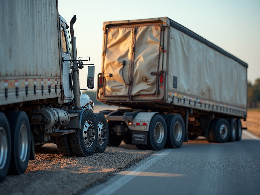 Jackknifed trailer — truck accident lawyer phoenix