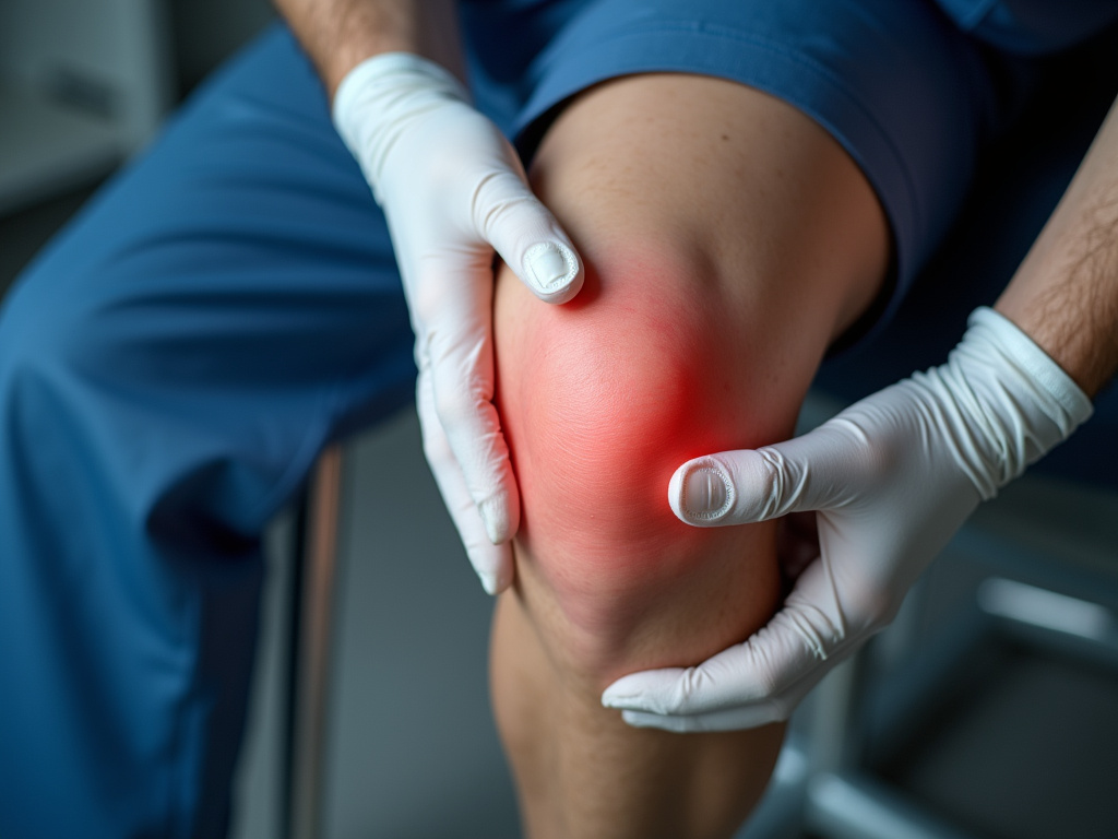 Knee examination — knee chiropractor near me