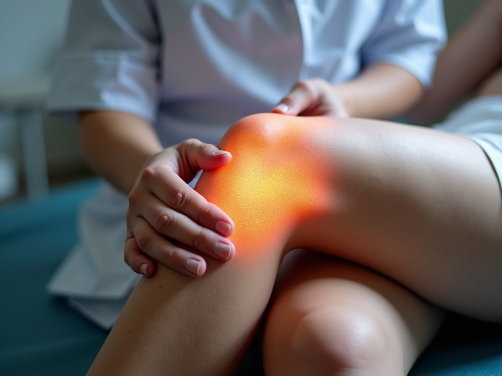 Knee examination — knee chiropractor near me