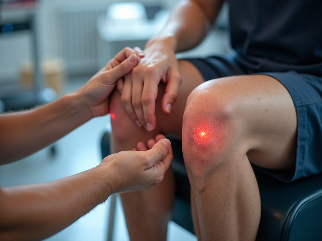Knee examination — knee chiropractor near me