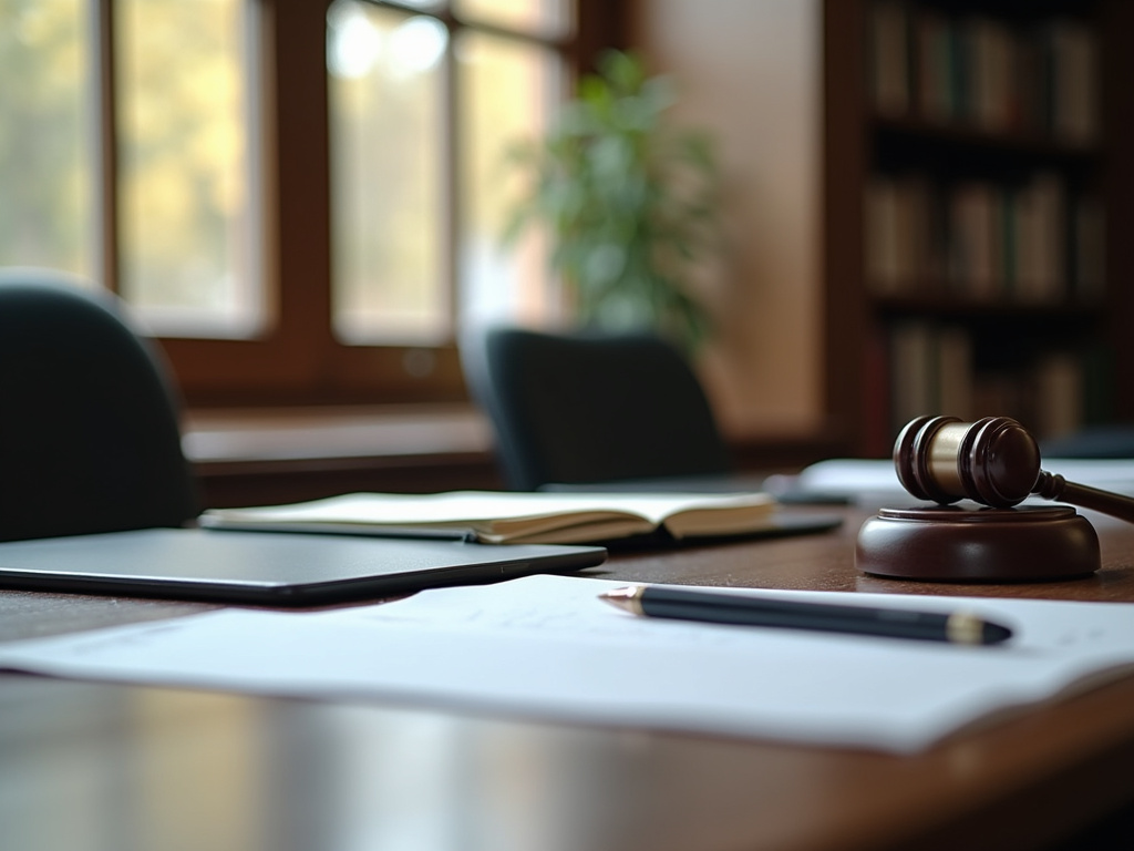 Law office desk — los angeles employment lawyer