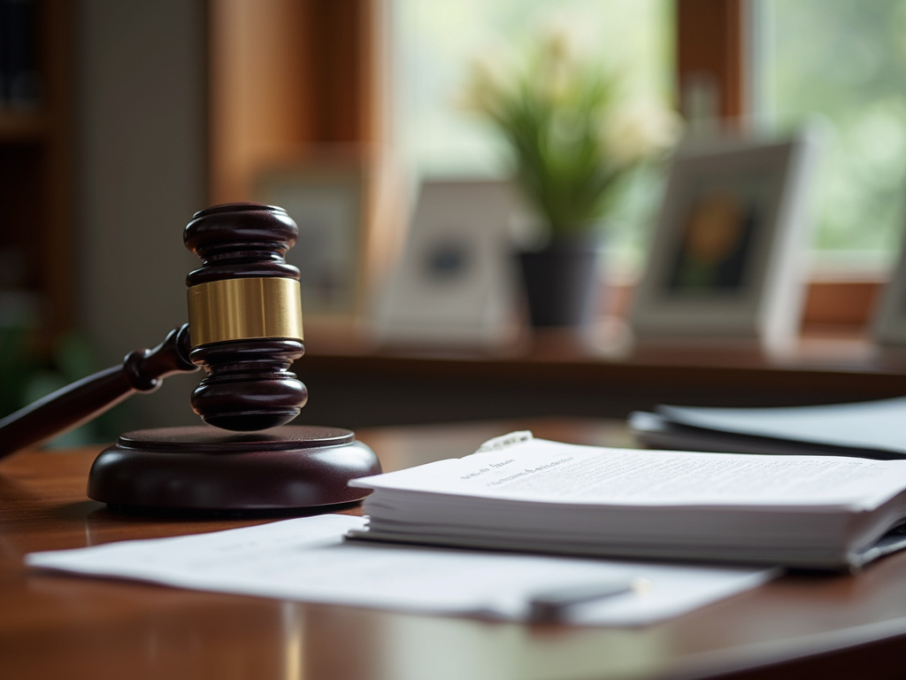 Law office desk — los angeles employment lawyer