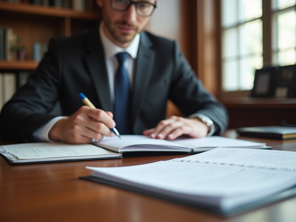 Law office desk — los angeles employment lawyer