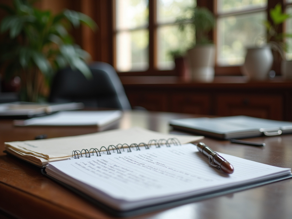 Law office desk — wrongful death lawyer phoenix