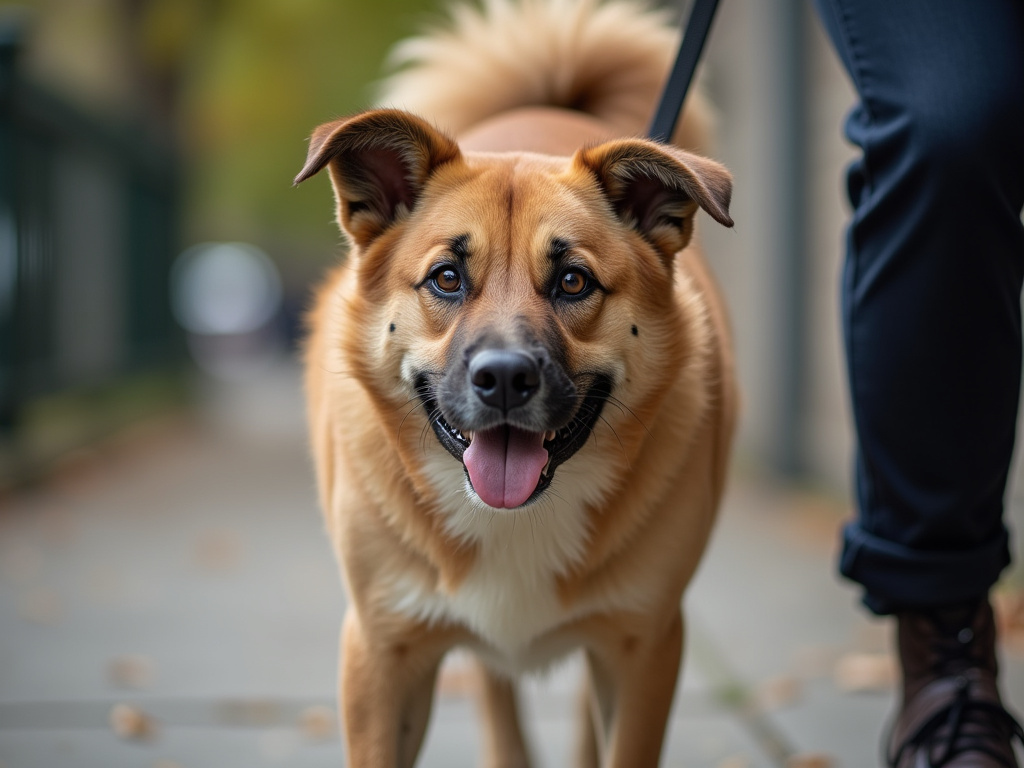Leashed dog — los angeles dog bite lawyer