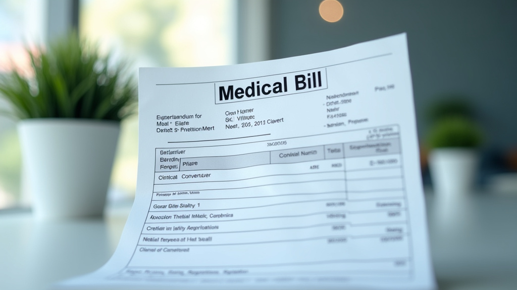Medical bill invoice — Omega Law Group Accident & Injury Attorneys, Los Angeles, LA