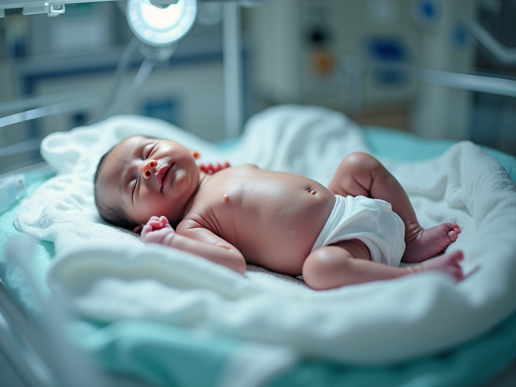 Newborn in incubator — birth injury lawyer phoenix