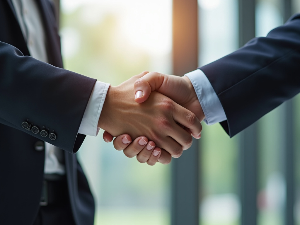 Office handshake — los angeles employment lawyer