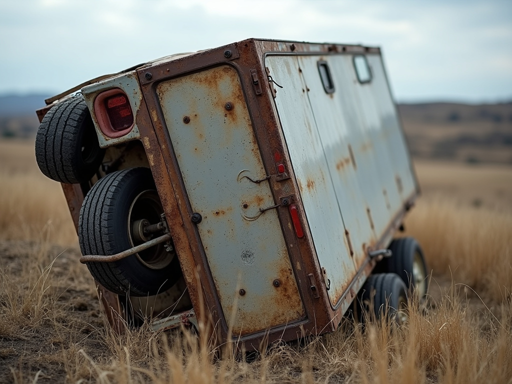 Overturned trailer — los angeles truck accident lawyer