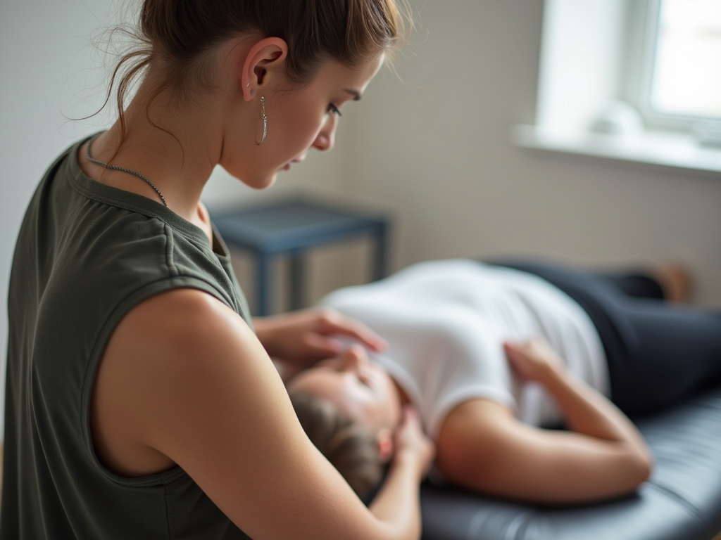 Physical therapy session — spinal decompression austin
