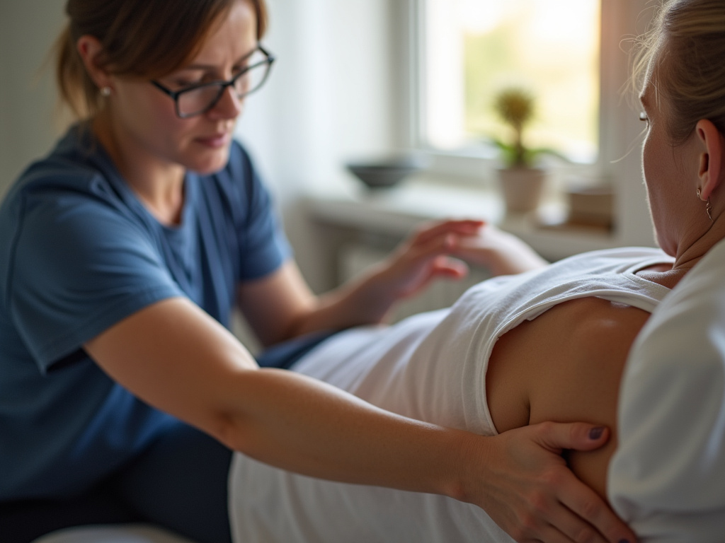 Physical therapy session — spinal decompression austin