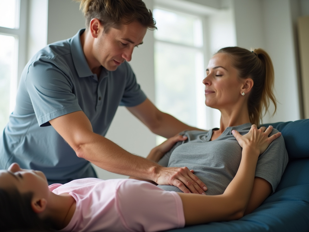 Physical therapy session — spinal decompression austin
