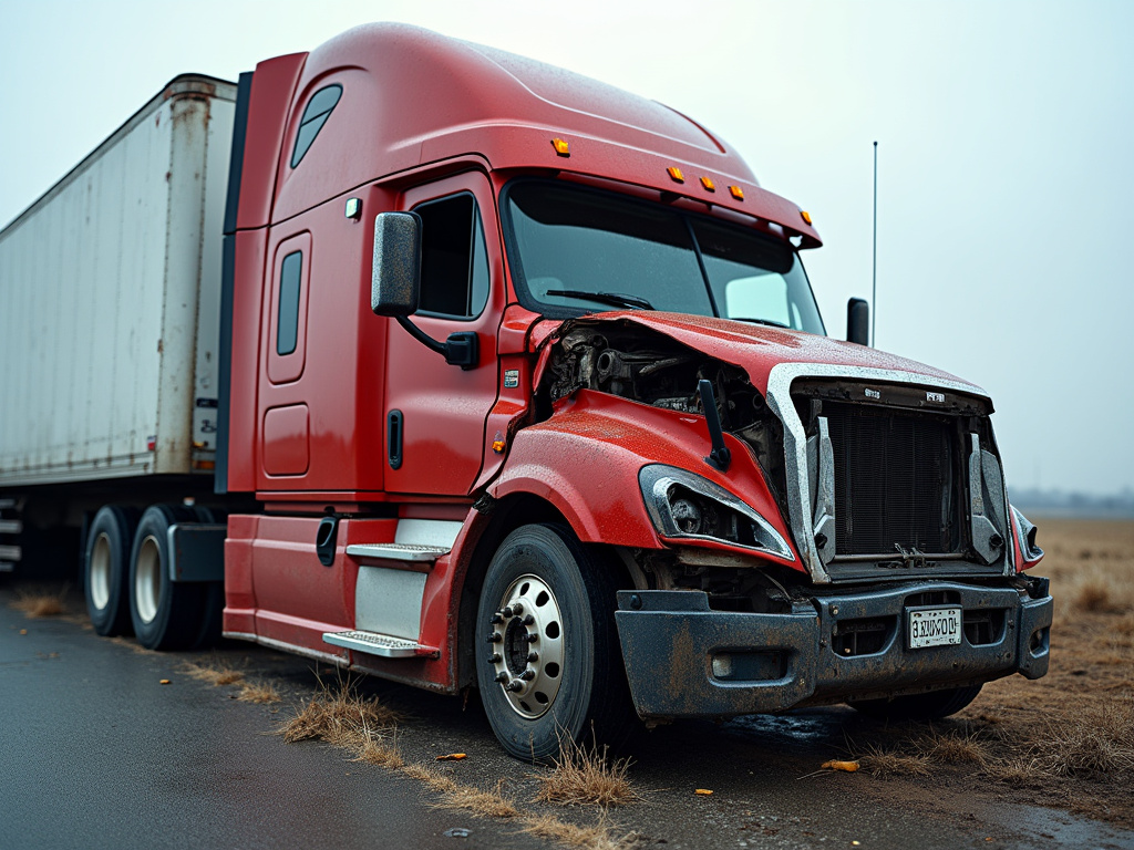 Semi truck wreck — los angeles truck accident lawyer