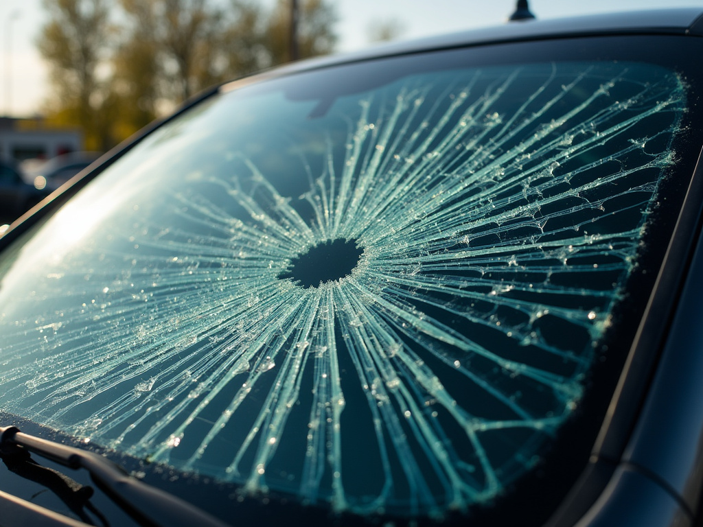 Shattered windshield — los angeles drunk driving accident lawyer