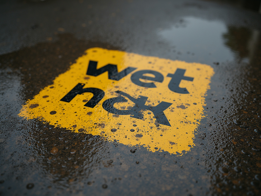 Wet floor sign — los angeles slip and fall lawyer
